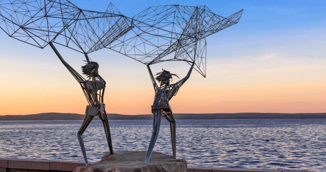 Скульптура «Рыбаки»