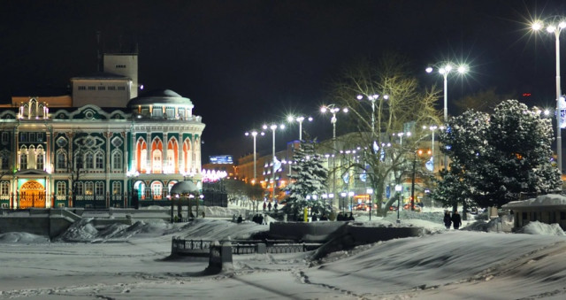 Новый год в Екатеринбурге.